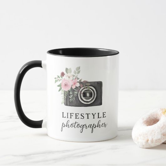 Lifestyle Fotograf Tasse (Mit Donut)