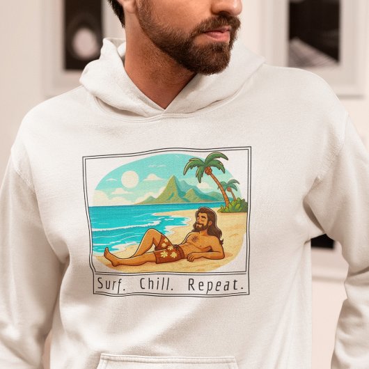 Lifestyle: Surf. Chill. Repeat. Hoodie