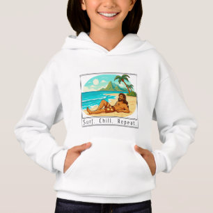 Lifestyle: Surf. Chill. Repeat. Hoodie