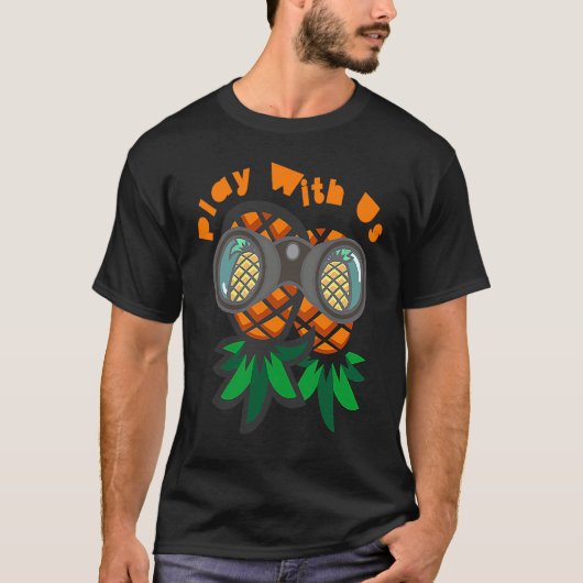 Lifestyle Upside Down Pineapple Swingers Party T-Shirt (Vorderseite)