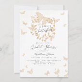 Lifetime Butterfells Gold Eukalyptus Brautparty Einladung (Vorderseite)