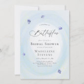 Lifetime Butterfets Etwas Blaues Brautparty Einladung (Vorderseite)