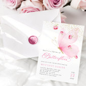 Lifetime Butterflies Bridal Dusche Einladung