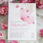 Lifetime Butterflies Bridal Dusche Einladung