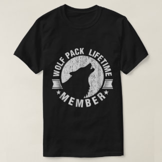 Lifetime-Mitglied der Wolfpack-Range Vintage-Wolfs T-Shirt