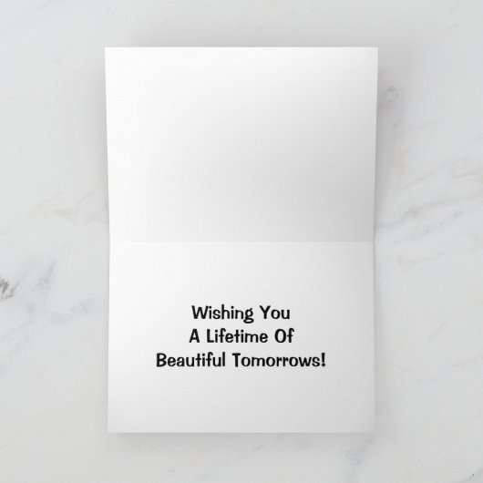 Lifetime Of Beautiful Tomorrows Wedding Card Karte (Innenseite)