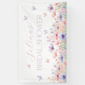 Lifetime of Butterflies Wildflower Bridal Shower Banner (Vertikal)