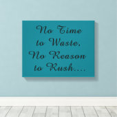 Lifetime Quotes Leinwanddruck (Insitu (Holzboden))