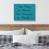 Lifetime Quotes Leinwanddruck (Insitu (Schlafzimmer))