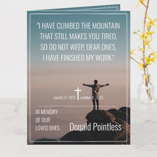 Lifeworks 002 card karte (Gelbe Blume)