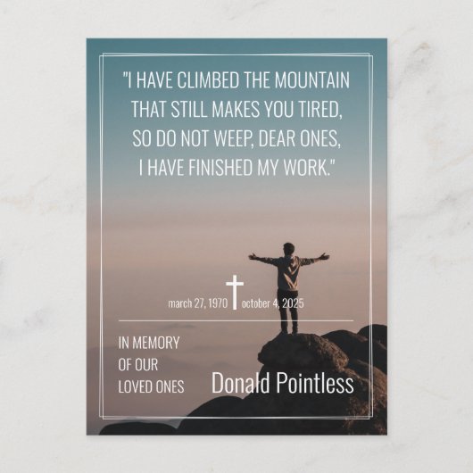 Lifeworks 002 - Feiertag Postkarte (Vorderseite)