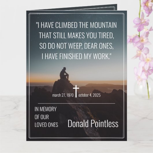 Lifeworks Karte (Orchidee)