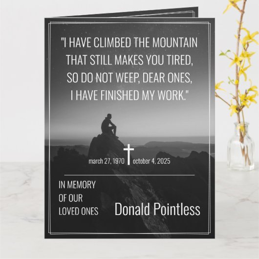 Lifeworks Karte (Gelbe Blume)