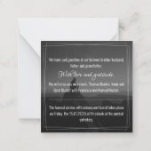 Lifeworks Mitteilungskarte (Rückseite)