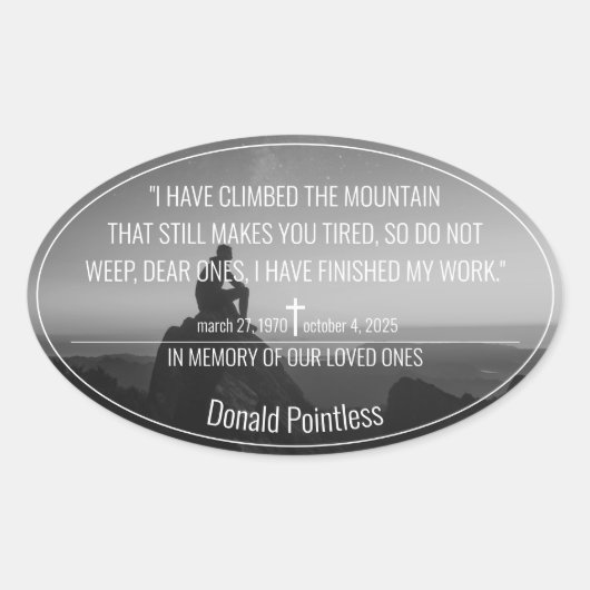 Lifeworks Ovaler Aufkleber (Vorderseite)