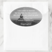 Lifeworks Ovaler Aufkleber (Tasche)