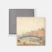 Liffey Bridge in Dublin von Samuel Frederick Broca Magnet (Vorderseite/Rückseite)