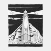 Lifhthouse Nelson Neuseeland Fleecedecke (Vorderseite)