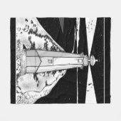 Lifhthouse Nelson Neuseeland Fleecedecke (Vorderseite (Horizontal))