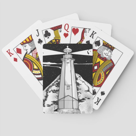 Lifhthouse Nelson Neuseeland Spielkarten (Rückseite)