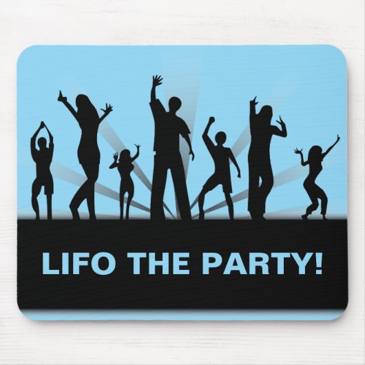 Lifo the Party Funny Accountant Joke Mousepad (Vorne)
