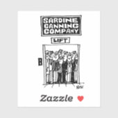 Lift Aufzug in einer sardischen Canning Factory. F Aufkleber (Blatt)