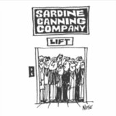 Lift Aufzug in einer sardischen Canning Factory. F Aufkleber (Vorderseite)