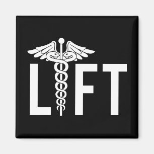 LIFT - Caduceus - Fitness Workout Inspiration Magnet