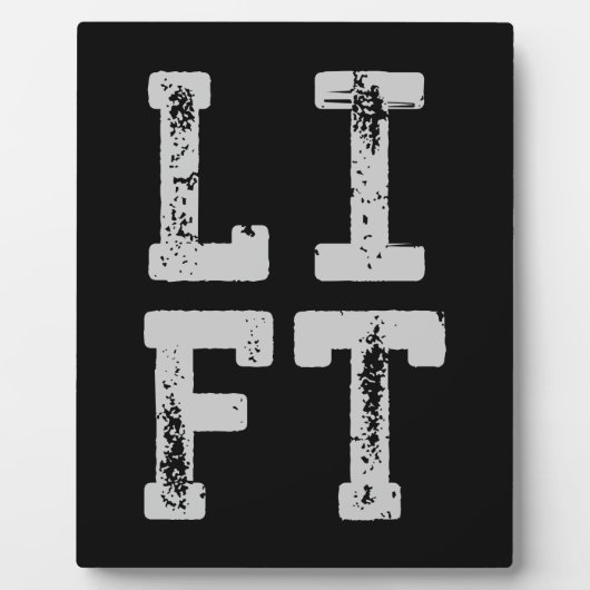 LIFT - Fitnessraum, Training, Gewichtsabnahme, Ins Fotoplatte (Vorderseite)