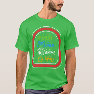 Lift Game Anime Wiederholung Anime Freunde T-Shirt