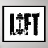 LIFT-GYM-BODYBUILDING POSTER (Vorne)