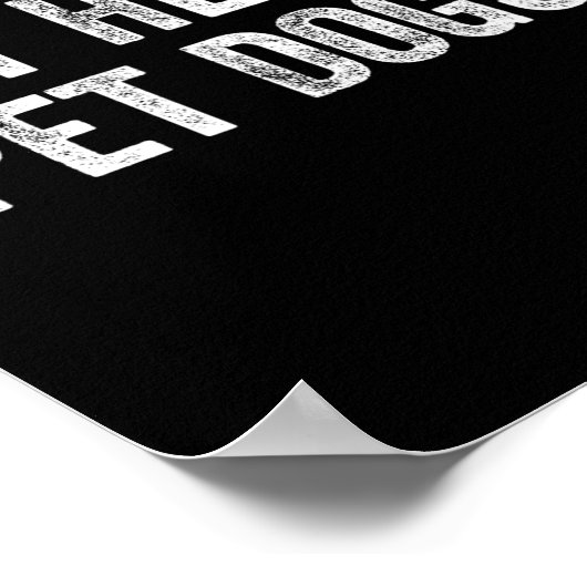 Lift Heavy Pet Dogs Gym Weightlifter Bodybuilder Poster (Ecke)