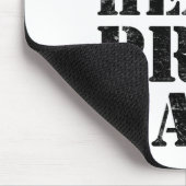 Lift Heavy Pray Hard Gym Christian Quote Mousepad (Ecke)