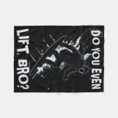 Lift Ihr sogar Bro - Funny Retro Snowboard Skifahr Fleecedecke (Vorderseite (Horizontal))