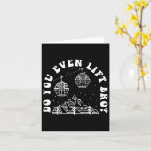 Lift ihr sogar Bro? Karte (Gelbe Blume)