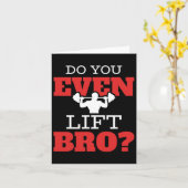 Lift ihr sogar Bro? Karte (Gelbe Blume)