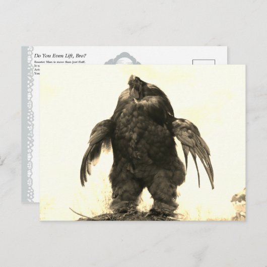 Lift ihr sogar, Bro? - Postkarte (Vorne/Hinten)