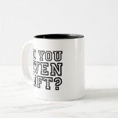 Lift ihr sogar? Tasse (Vorderseite Links)