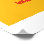 LIFT (indische Vintage Matchbox-Abdeckung) Poster (Ecke)