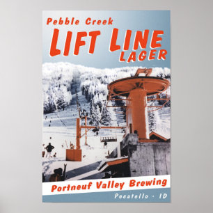 Lift Line Lager Poster