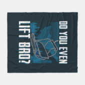 Lift man sogar Bro Ski Novelle Fleecedecke (Vorderseite (Horizontal))