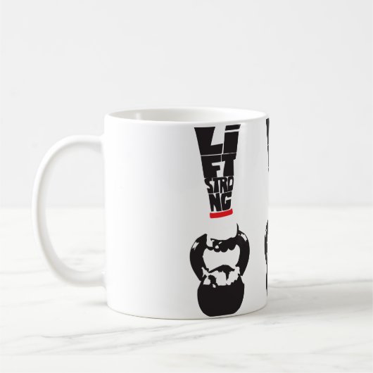 Lift Strong - Kettlebell Kaffeetasse (Links)