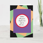 Lift their spirits! Fun Encouragment  card Karte (Vorderseite)