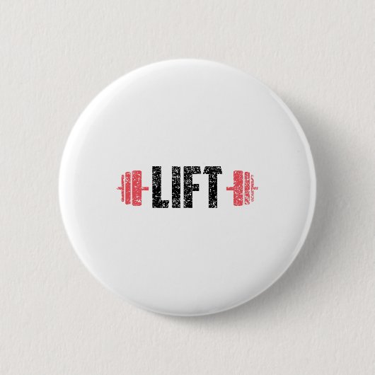 Lift Weightlifting Gym Lifting Workout  Button (Vorderseite)