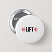 Lift Weightlifting Gym Lifting Workout  Button (Vorne & Hinten)