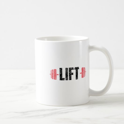 Lift Weightlifting Gym Lifting Workout Kaffeetasse (Rechts)