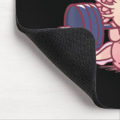 Liftalotl Lifting Axolotl Weightlift Gym Workou Mousepad (Ecke)