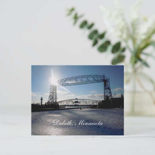 Liftbridge, Duluth, Minnesota Postkarte (Stehend Vorderseite)