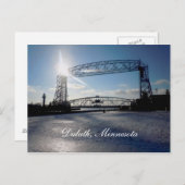 Liftbridge, Duluth, Minnesota Postkarte (Vorne/Hinten)