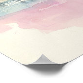Lifting Fog In Soft Pastels Poster (Ecke)
